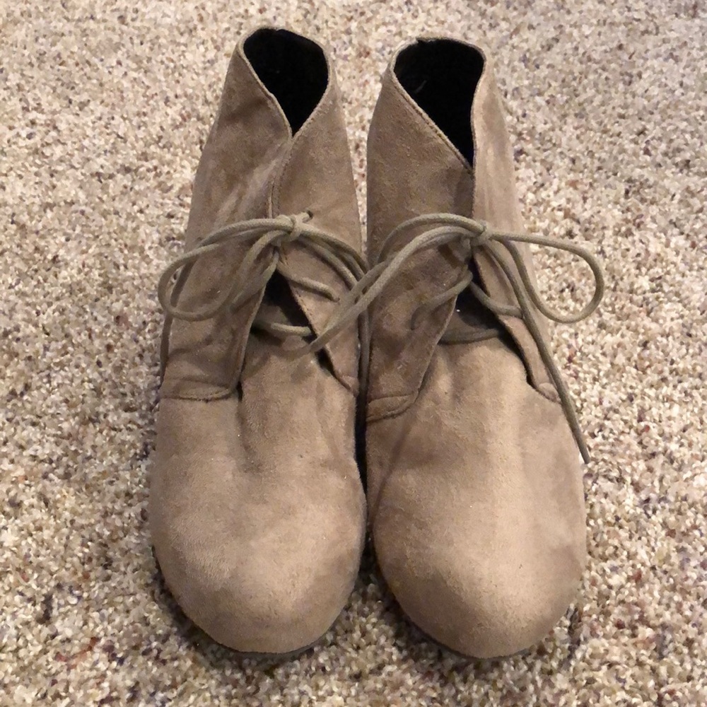 Mossimo wedge booties